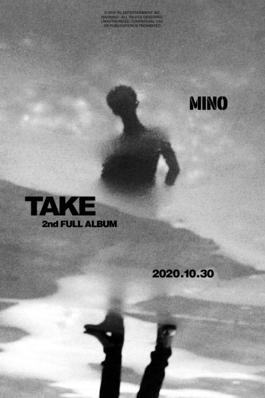 YG엔터테인먼트는 15일 오후 공식 블로그에 'MINO - 2nd FULL ALBUM 'TAKE' RELEASE POSTER'를 게재했다.