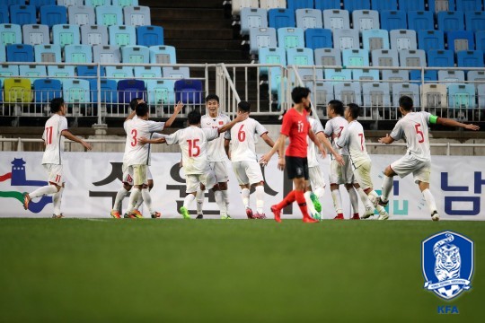 수원JS컵 마지막 경기인 한국-베트남전