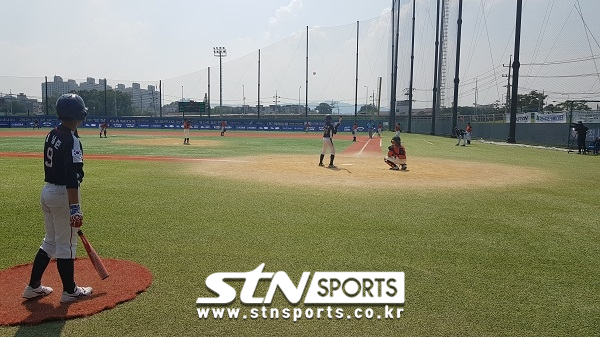 이천 국제 유소년 야구대회 양주키즈와 대만의 경기 ⓒSTN스포츠