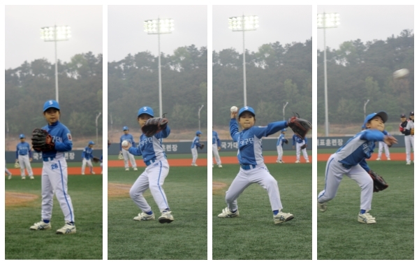 이지혜가 2012년 익산시장기 야구대회에 시구자로 나선 모습. 사진=남미향 제공