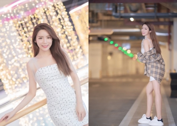 '2019 레일리 모델 선발대회'에 참가하는 후보자 '저우 웨이징'