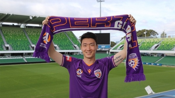 김수범이 호주 프로축구 A리그에 진출한 후 첫 도움을 기록했다.