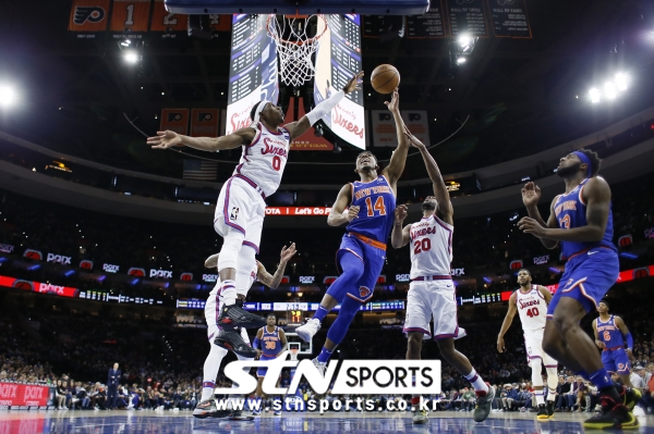 NBA 뉴욕 닉스-필로델피아 세븐틴식서스 경기