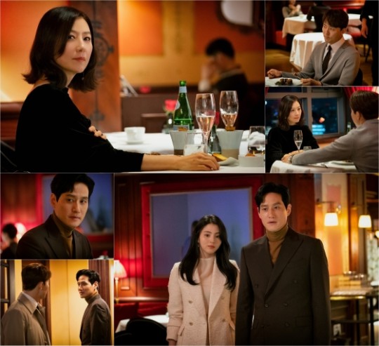 JTBC 금토드라마 ‘부부의 세계’의 4자대면 현장이 공개됐다.