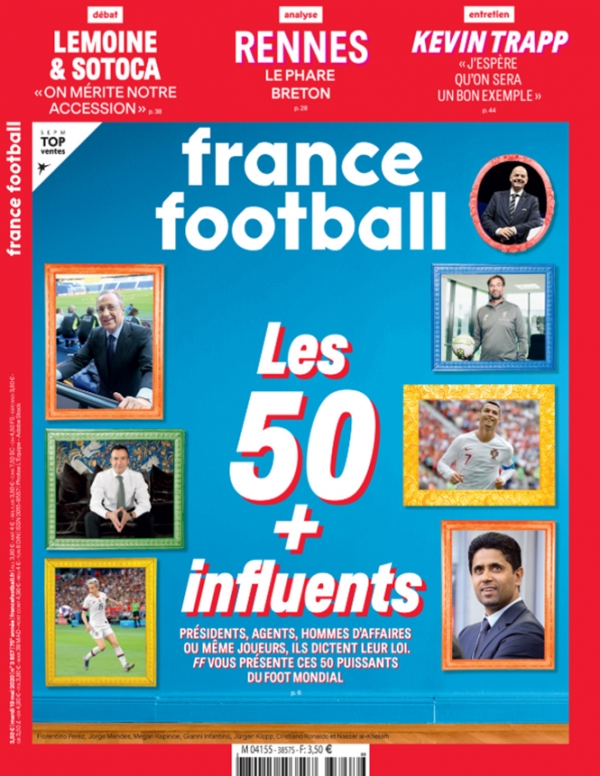 해당 소식을 전하는 프랑스 언론 프랑스 풋볼.