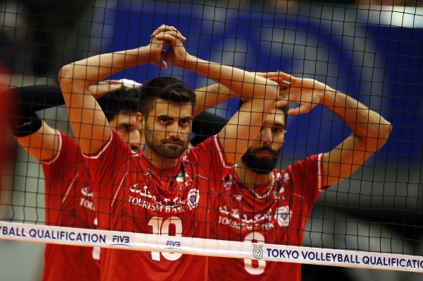이란 대표팀의 아미르 가푸르