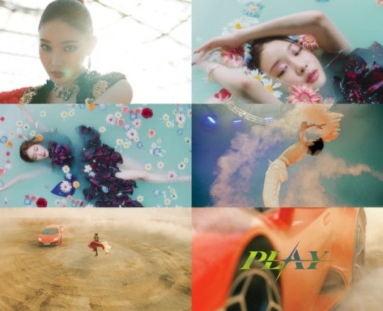 청하는 3일 자정 공식 SNS를 통해 PRE-RELEASE SINGLE #2 'PLAY(플레이)' 두 번째 뮤직비디오 티저 영상을 게재했다