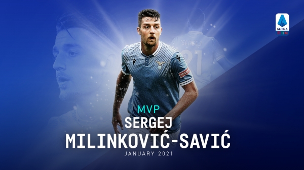 지난 1월 세리에 A 이달의 MVP에 선정됐던 밀린코비치 사비치
