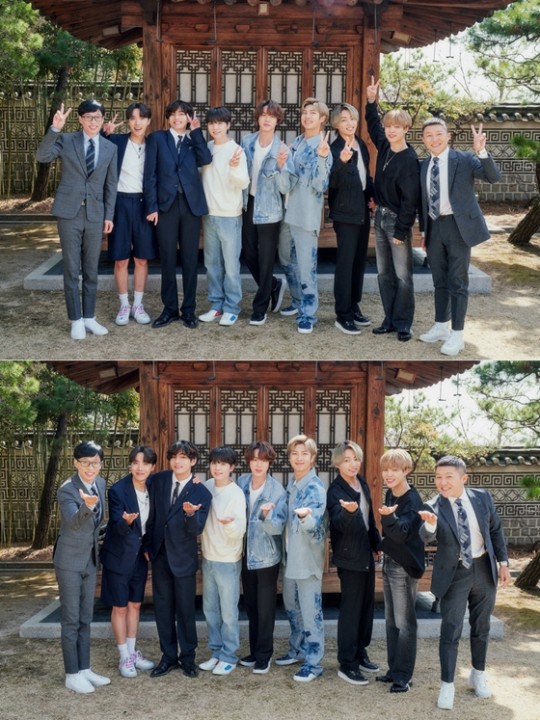 tvN '유 퀴즈 온 더 블록'에 출연한 방탄소년단