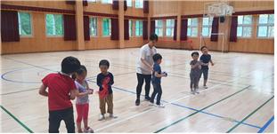 전라북도체육회가 전북 지영 유아체육활동을 지원한다.