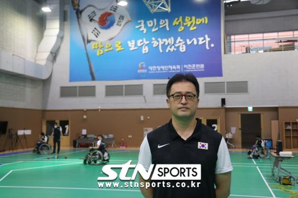 한국 장애인 보치아 임광택 감독이 패럴림픽 9회 연속 금메달을 반드시 따서 새로운 역사를 쓰겠다고 다짐했다. 사진｜STN스포츠