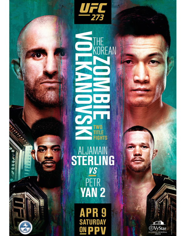UFC 273 포스터. 사진｜UFC