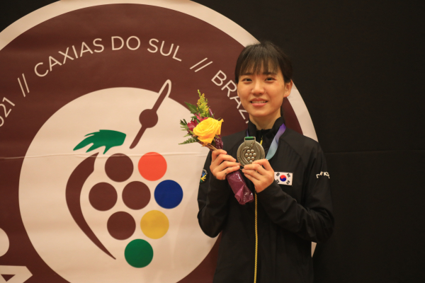 여자유도 48kg 은메달 권라임. 사진｜한국농아인스포츠연맹