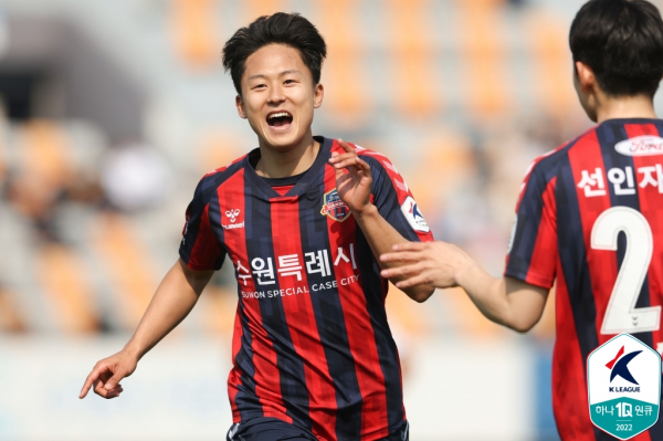 수원FC 이승우. 사진｜한국프로축구연맹