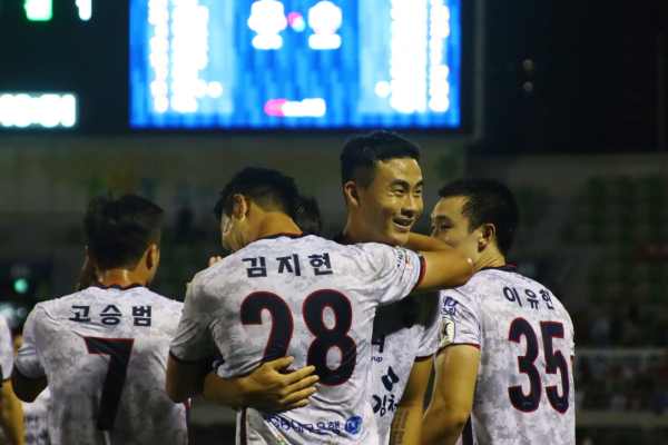 김천상무가 13일 수원FC와의 원정 경기에서 패했다. 사진｜김천상무 제공
