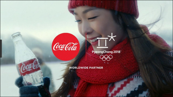 국제올림픽위원회(IOC)는 올림픽 파트너인 Coca-Cola가 파리 2024 성화 봉송의 공식 후원사로 선정됐다고 4일 밝혔다. 평창올림픽의 공식후원사 였던 코카콜라 광고 이미지. 사진｜코카콜라