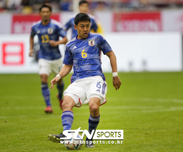 일본 국가대표팀 미드필더 엔도 와타루. 사진｜뉴시스/AP