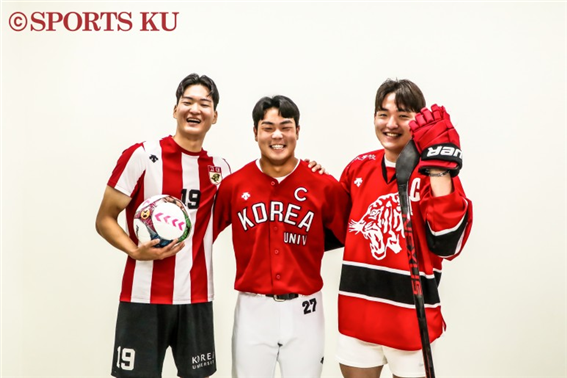왼쪽부터 김수현, 오도은, 정호현. 사진┃SPORTS KU 함유정 기자