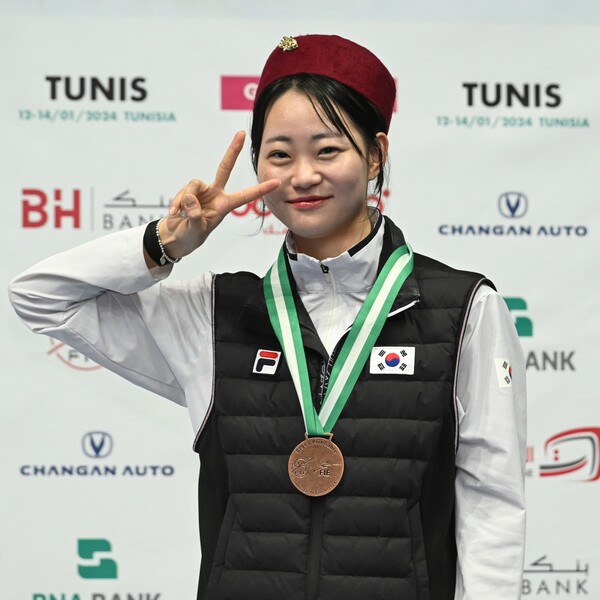 한국 여자 사브르 최센빈이 국제대회 개인전 첫 입상에 성공했다. 사진┃대한펜싱연맹
