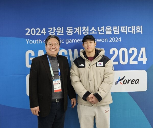 2024 강원동계청소년올림픽대회 경기력향상지원센터 윤성빈 방문. 사진┃대한체육회