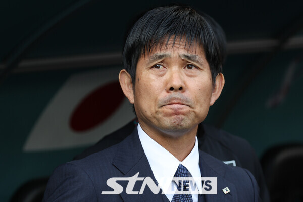 일본 국가대표팀 모리야스 하지메 감독. 사진┃뉴시스/AP