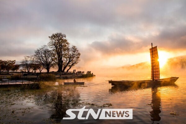 양평 대표 관광지 두물머리 일출/사진=양평군