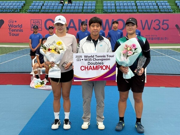 "막강 서브로 코트 지배했다"...의정부시청 임희래 창원국제투어 복식 우... - 뉴스 썸네일 이미지