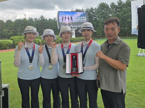 순천시청 양궁팀, 전국 종합선수권 단체전 '은메달'...국가대표 선발전 ... - 뉴스 썸네일 이미지